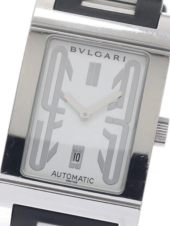 BVLGARI Rettangolo RT45S Date White Dial Automatic Men\'s Watch main image 5